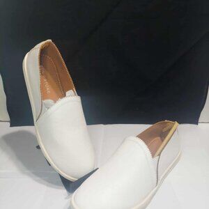 Sun + Stone Women's White Slip-On Shoes NWOT